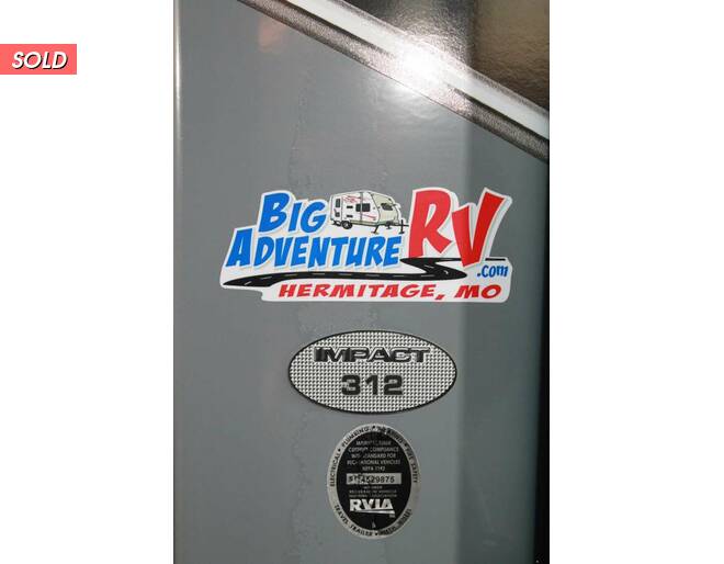 2018 Keystone Impact Toy Hauler 312 Travel Trailer at Big Adventure RV STOCK# TH0009IT Photo 15