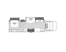 2018 Coachmen Concord Ford E-450 300DS Class C at Big Adventure RV STOCK# CC18004 Floor plan Image