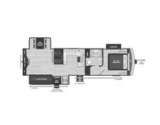 2024 Keystone Arcadia Super Lite 294SLRD Fifth Wheel at Big Adventure RV STOCK# AR24886 Floor plan Image