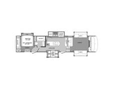 2016 Cardinal 3825FL Fifth Wheel at Big Adventure RV STOCK# FR16006 Floor plan Image