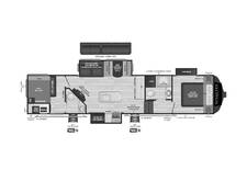 2024 Keystone Sprinter 35BH Fifth Wheel at Big Adventure RV STOCK# SP24857 Floor plan Image