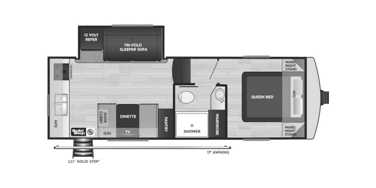 2024 Keystone Arcadia Select 21SRK Fifth Wheel at Big Adventure RV STOCK# AR24861 Floor plan Layout Photo