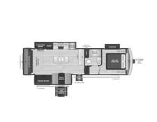 2024 Keystone Arcadia Super Lite 292SLRL Fifth Wheel at Big Adventure RV STOCK# AR24885 Floor plan Image